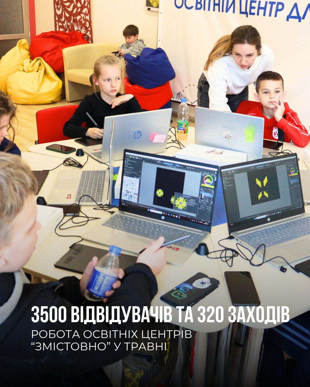 Підсумки роботи освітніх центрів для дітей "ЗМІСТОВНО" у травні!